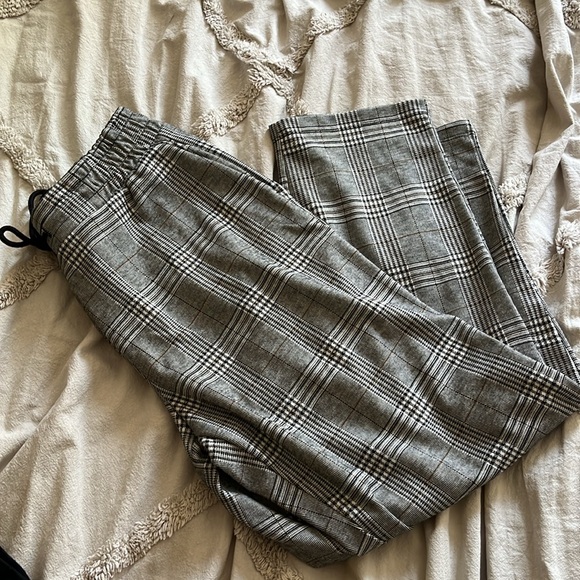 Plaid Pull On Pants - Picture 2 of 3